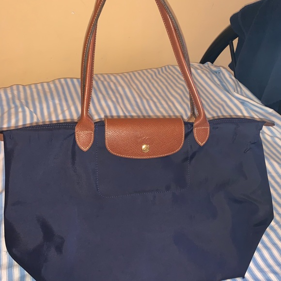 Longchamp Bag In Navy Blue - Picture 1 of 5